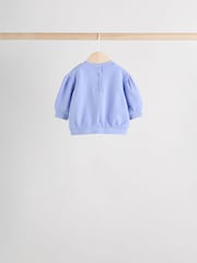Purple/ Pink/ Blue Baby Sweatshirt & Joggers 6 Piece Set (0mths-2yrs) - Image 5 of 20
