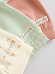 Sage Green/ Rust/ Cream Ditsy Baby Sweatshirt & Joggers 6 Piece Set (0mths-2yrs) - Image 14 of 15