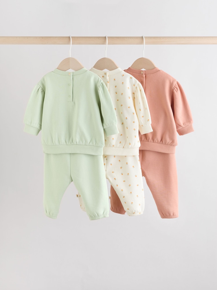 Sage Green/ Rust/ Cream Ditsy - Dojenček 6 -delni komplet puloverja in hlač za prosti čas (0mesecev-2let) - Slika 2 iz 15 Sage Green/ Rust/ Cream Ditsy - Dojenček 6 -delni komplet puloverja in hlač za prosti čas (0mesecev-2let) - Slika 2 iz 15