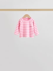Pink/Cream Flower Baby Long Sleeve Top and Leggings Set 8 Piece (0mths-2yrs) - Image 7 of 18