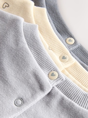 Charcoal Grey & Cream Baby Sweatshirt & Joggers 6 Piece Set - Image 10 of 10