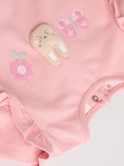 Pink/ Cream/ Bunny Character Baby Long Sleeve Top And Leggings 6 Piece Set (0mths-3yrs) - Image 14 of 17