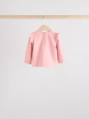 Pink/ Cream/ Bunny Character Baby Long Sleeve Top And Leggings 6 Piece Set (0mths-3yrs) - Image 9 of 17