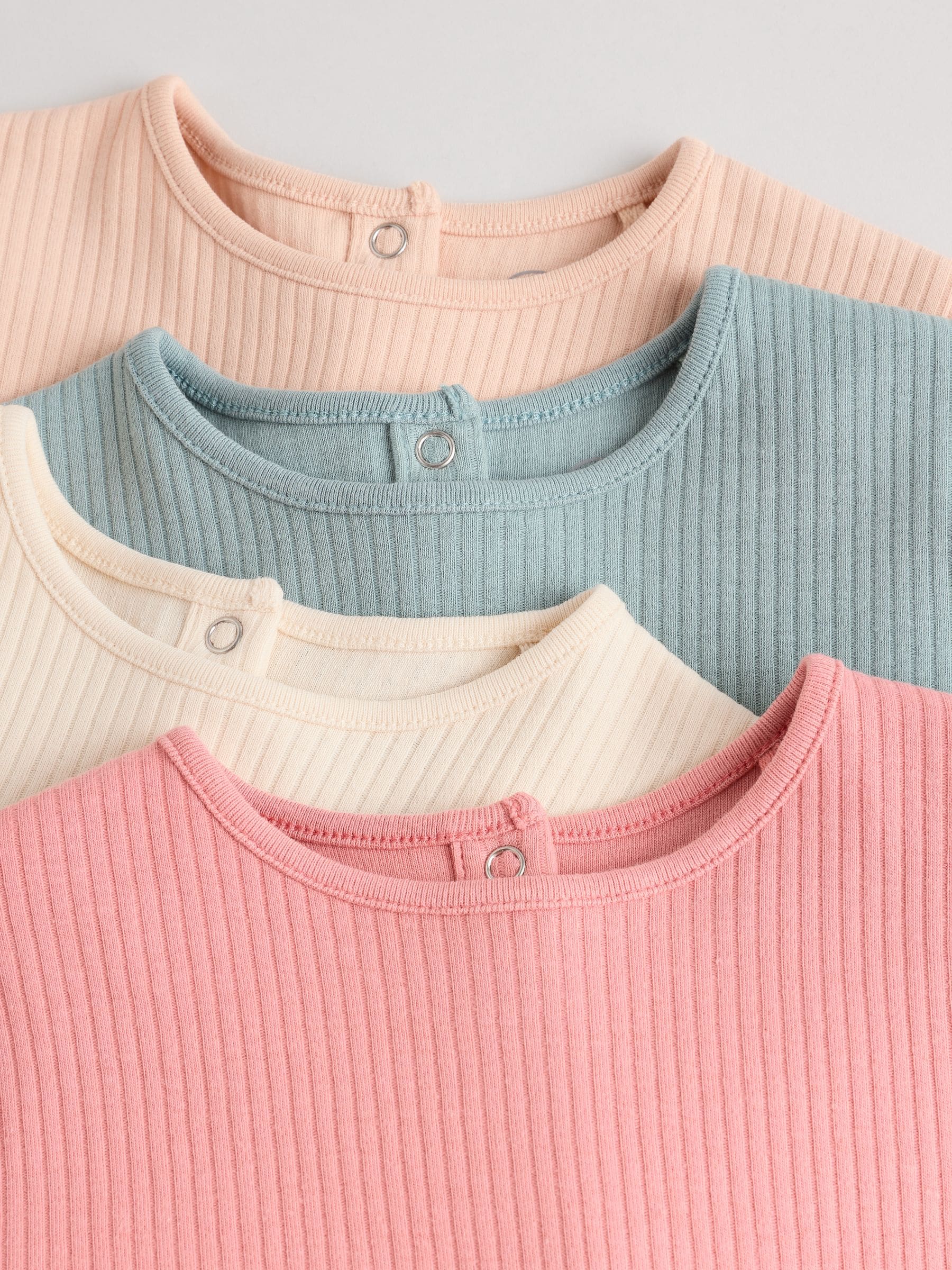 Buy Pink Baby Long Sleeve Peplum Tops 4 Pack (0mths-2yrs) from Buy Pink Baby Long Sleeve Peplum Tops 4 Pack (0mths-2yrs) from
