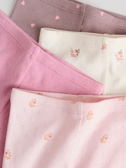 Pink/Brown/Heart - Otroške gamaše 4 paket (0mths-2yrs) - Slika 9 iz 12