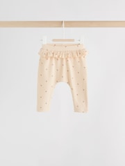 Purple/Yellow/Cream Ditsy Baby Leggings 4 Pack (0mths-2yrs) - Image 3 of 12