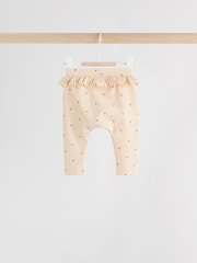 Purple/Yellow/Cream Ditsy Baby Leggings 4 Pack (0mths-2yrs) - Image 4 of 12