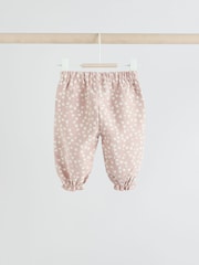 White/Brown Baby Long Sleeve Top and Trousers Set 2 Piece (0mths-2yrs) - Image 11 of 18