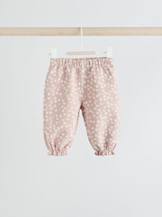 White/Brown Baby Long Sleeve Top and Trousers Set 2 Piece (0mths-2yrs) - Image 8 of 18
