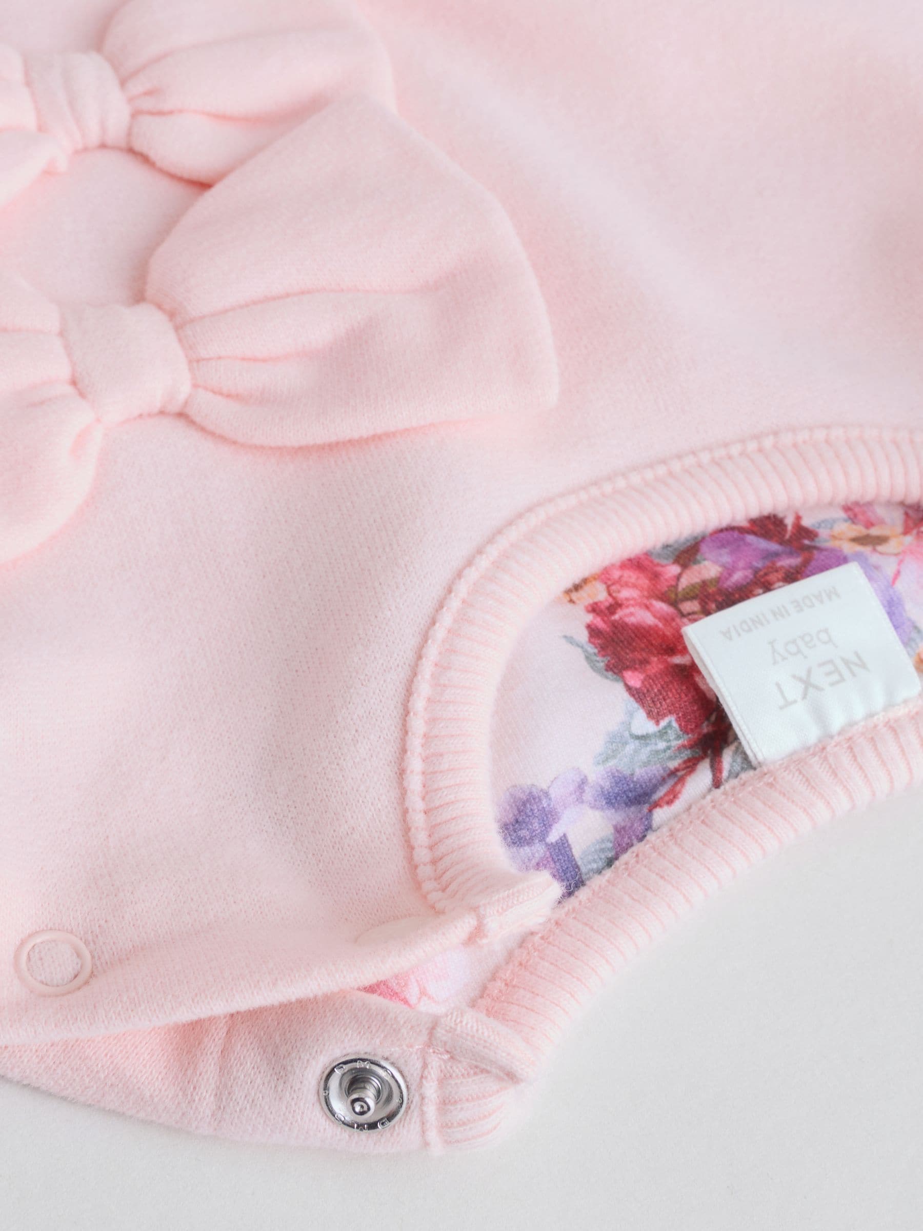 Pink&frasl;Cream Floral - Baby Bow Sweaters and Leggings Set 2 Piece (0mths-2yrs)  - Size 55cm