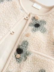 Grey Floral Baby Long Sleeve Top and Leggings with Gilet Set 3 Piece (0mths-2yrs) - Image 18 of 21