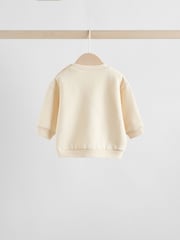 Ecru - Baby Sweatshirt and Trousers Set 2 Piece (0mths-2yrs) - Bild 4 von 12