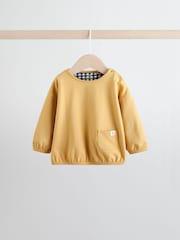 Yellow/Blue Gingham Baby Long Sleeve Top and Leggings Set 2 Piece (0mths-2yrs) - Image 3 of 12