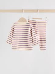 Multi Baby Long Sleeve Top and Leggings Set 2 Piece (0mths-2yrs) - Image 4 of 15