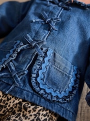 Neutral Animal Baby Denim Jacket, Top and Leggings Set 3 Piece (0mths-2yrs) - Image 5 of 20