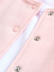 Pink/White Baby Jacket, Top and Leggings Set 3 Piece (0mths-2yrs) - Image 16 of 29