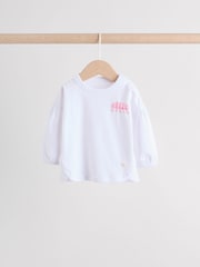 Pink/White Baby Jacket, Top and Leggings Set 3 Piece (0mths-2yrs) - Image 9 of 29