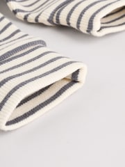 Cream Stripe Bunny Baby Long Sleeve Top and Leggings Set - Image 19 of 19