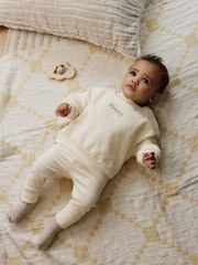 Cream Baby Sweater and Leggings Set 2 Piece (0mths-2yrs) - Image 2 of 18