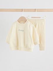 Cream Baby Sweater and Leggings Set 2 Piece (0mths-2yrs) - Image 5 of 18