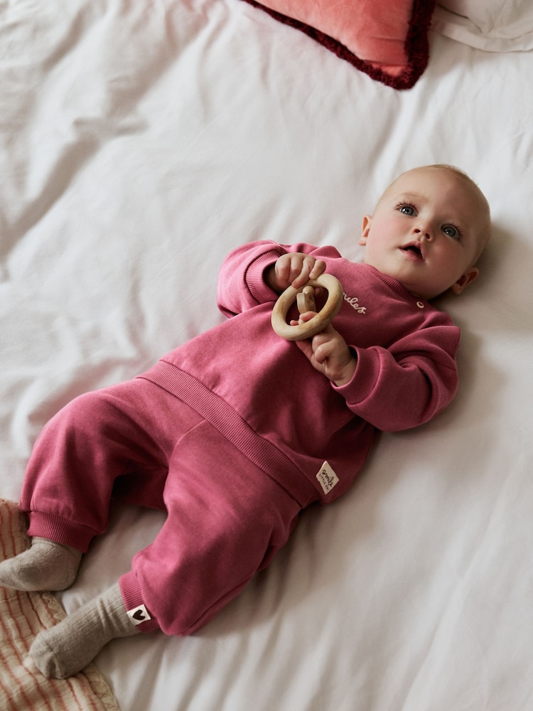 Berry Purple Baby Sweater and Leggings Set 2 Piece (0mths-2yrs) - Image 2 of 14