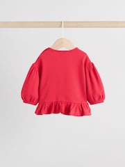 Red/Cream Baby Bow Sweaters and Leggings Set 2 Piece (0mths-2yrs) - Image 5 of 14