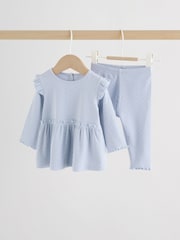 Blue Spot Baby Long Sleeve Frill Top And Leggings Set (0mths-2yrs) - Image 1 of 16