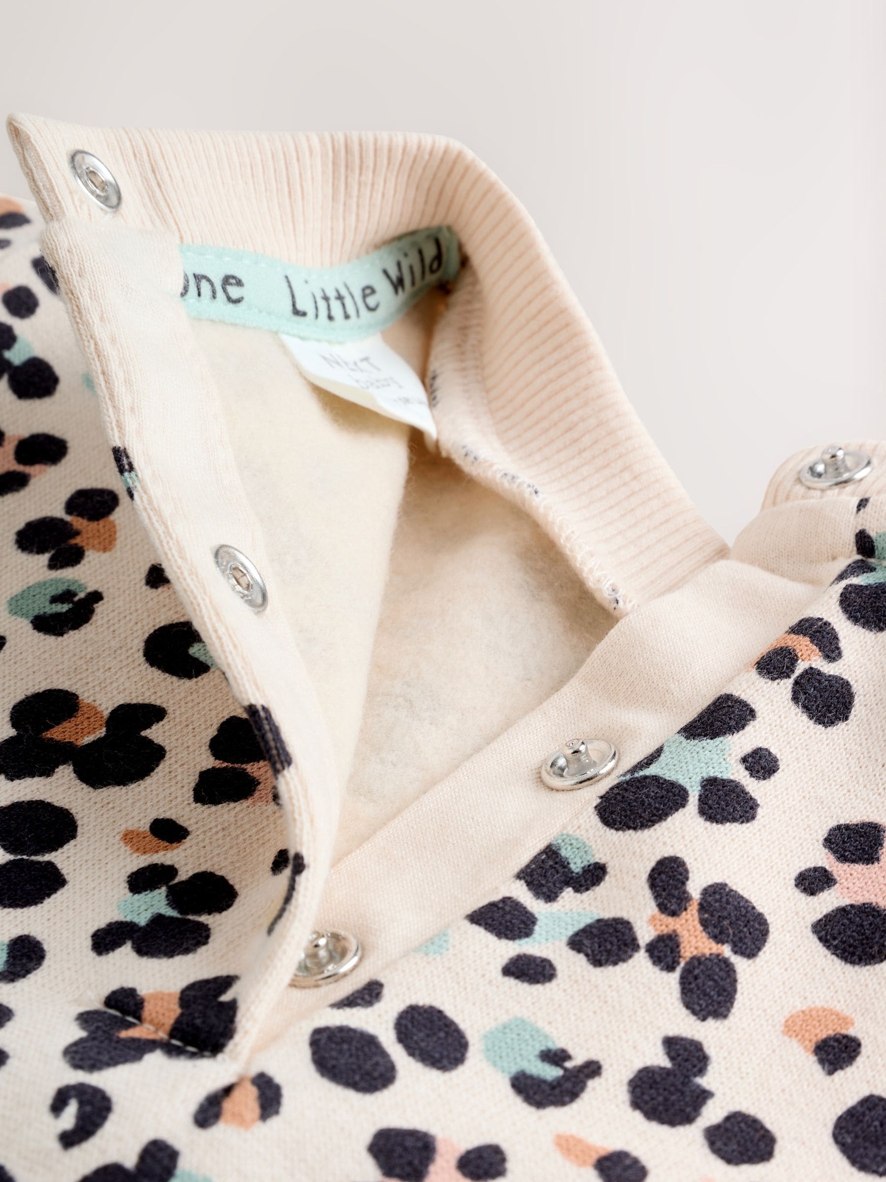 Buy Leopard Printed Jersey Baby Romper (0mths-3yrs) from the Next
