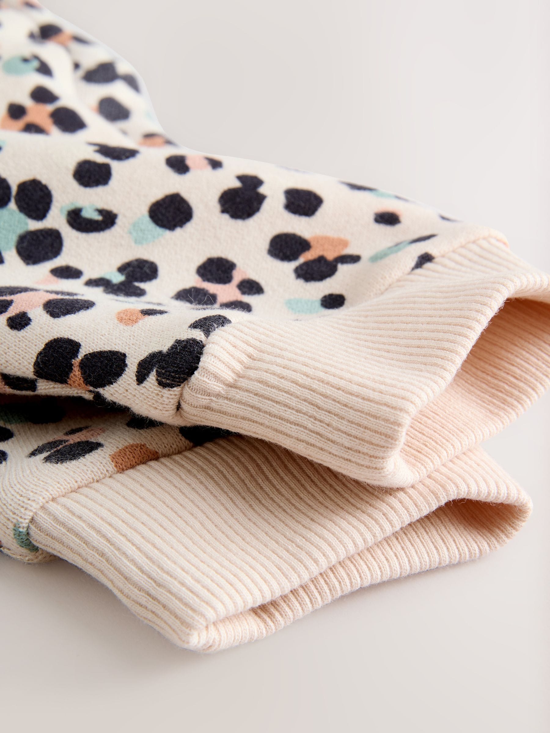 Buy Leopard Printed Jersey Baby Romper (0mths-3yrs) from Next Poland