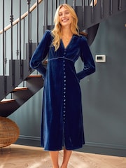 Aspiga Blue Longsleeve Sally Anne Dress - Image 1 of 6
