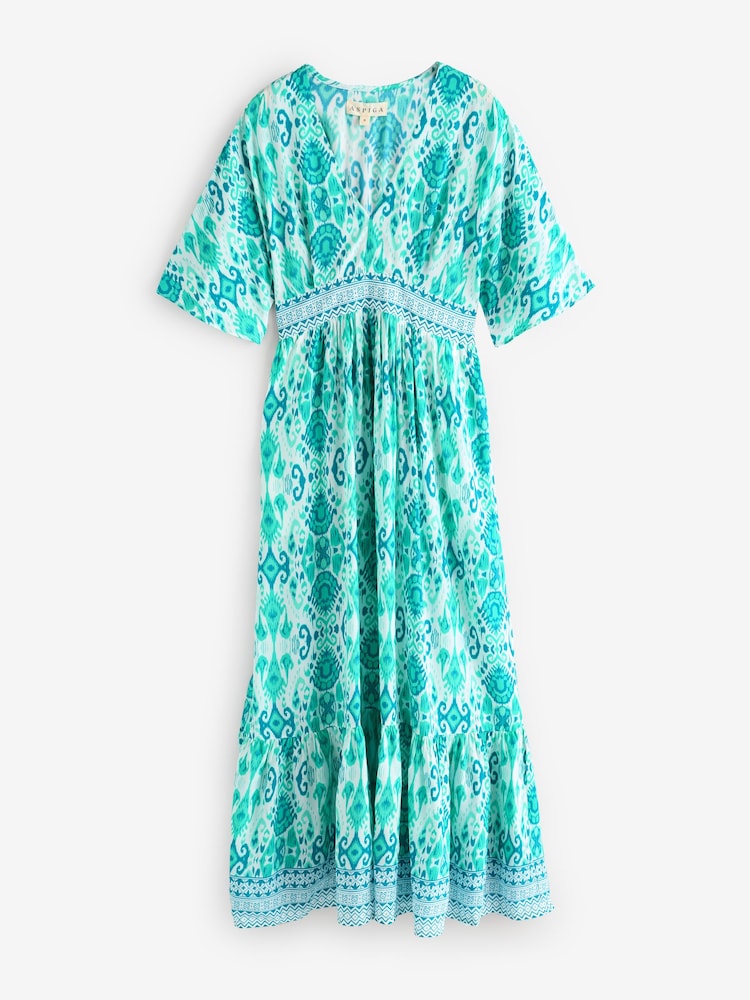 Aspiga Green Lena EcoVero Dress - Image 5 of 5