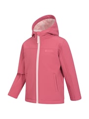 Mountain Warehouse Pink Kids Arctic Softshell Jacket - Image 4 of 5