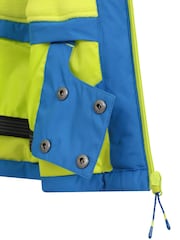Mountain Warehouse Blue Kids Slalom Extreme Waterproof Ski Jacket - Image 6 of 7