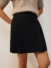 Black Mini Pleated Skirt - Image 4 of 7