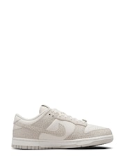 Nike White Smoke Grey Dunk Low Trainers - Image 1 of 10
