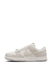 Nike White Smoke Grey Dunk Low Trainers - Image 4 of 10