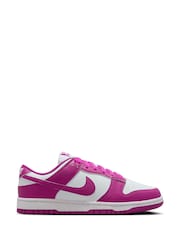 Nike Pink Dunk Low Trainers - Image 1 of 11