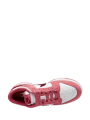 Nike Red/White Dunk Low Trainers - Image 10 of 11