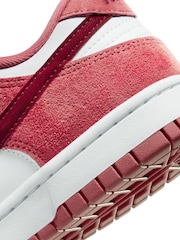 Nike Red/White Dunk Low Trainers - Image 11 of 11