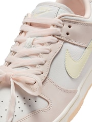 Nike Light Pink Dunk Low Trainers - Image 8 of 9