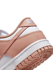 Nike Pink/White Dunk Low Trainers - Image 12 of 12