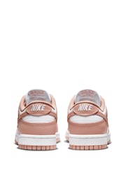 Nike Pink/White Dunk Low Trainers - Image 8 of 12