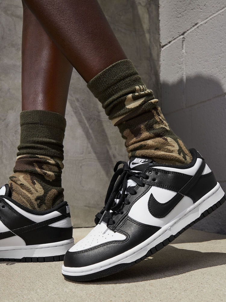 Zwart op wit - Nike Dunk Low Trainers - Image 4 of 13