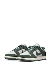 Nike Green/White Dunk Low Trainers - Image 4 of 10