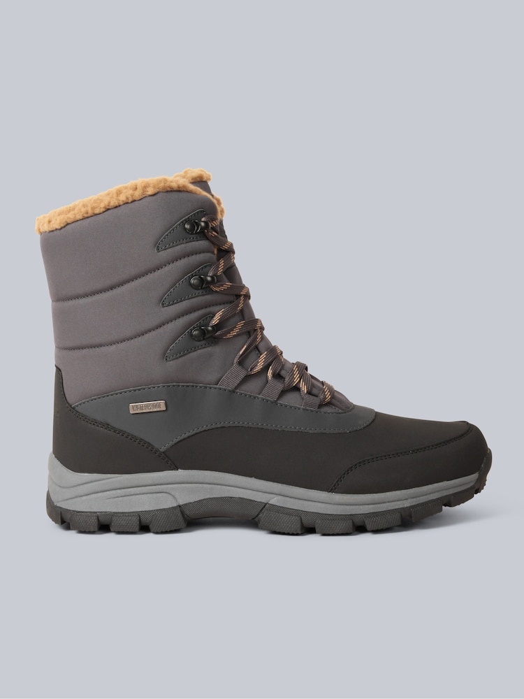 Animal Grey Mens Blizzard Waterproof Snow Boots - Image 1 of 7