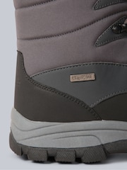 Animal Grey Mens Blizzard Waterproof Snow Boots - Image 4 of 7