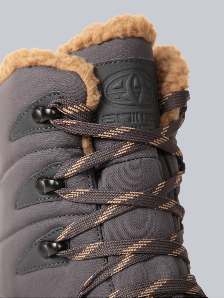 Animal Grey Mens Blizzard Waterproof Snow Boots - Image 7 of 7