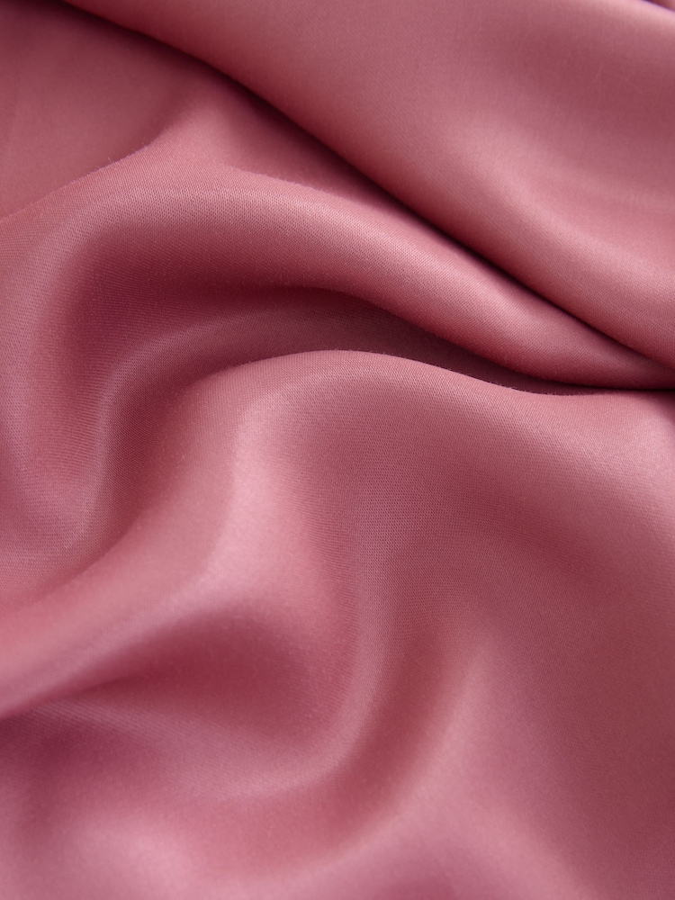 Altrosa - Satin-Midirock - Bild 8 von 8