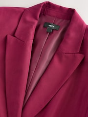 Berry Red Soft Touch Single Breasted Blazer - Image 3 of 3