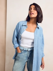 Pale Blue Regular PU Belt - Image 2 of 6